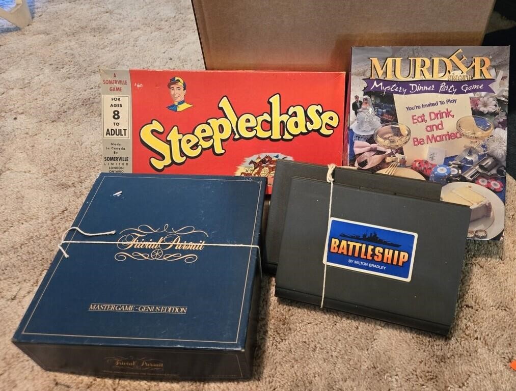 Lot Of Vintage Boardgames- See All Pics