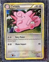 Pokemon Hologram Card Clefable 3/123 Rare