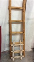 2 Primitive Wooden Ladders Y8C