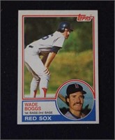 1983 Topps Wade Boggs rookie card #498