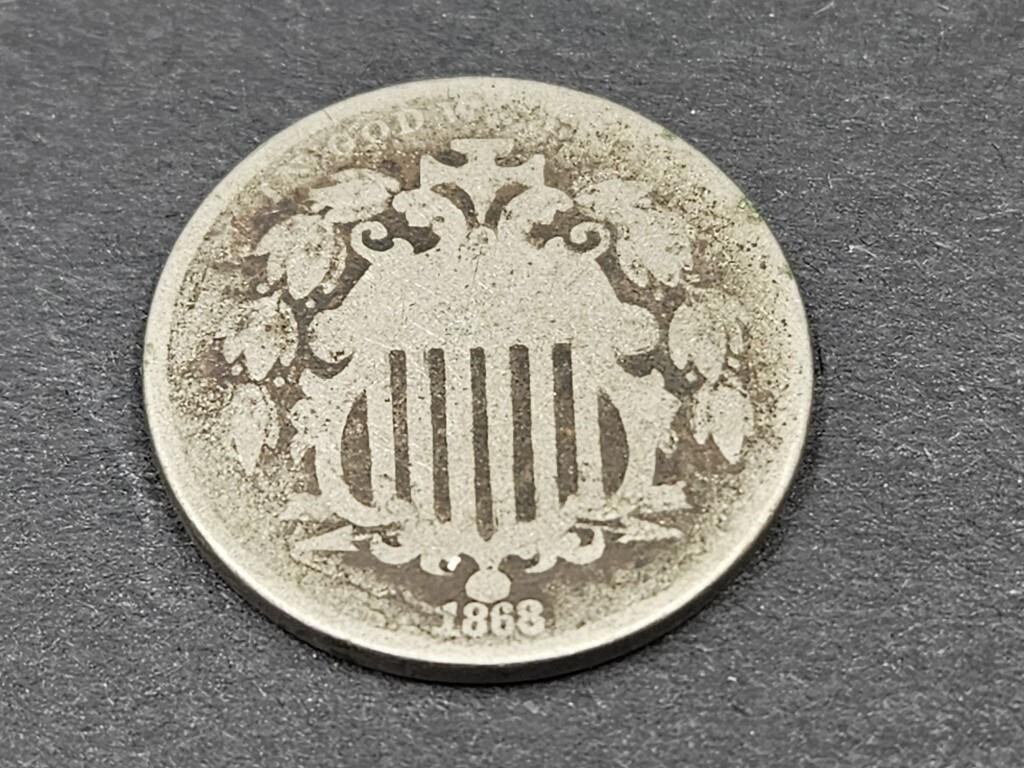 1868 Shield Nickle