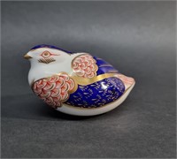 ROYAL CROWN DERBY QUAIL PAPERWEIGHT