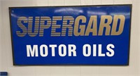 SuperGard Motor Oils Metal Sign
