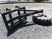 Hatfield Rubber Tire Feed Pusher-CAT Quick Attach