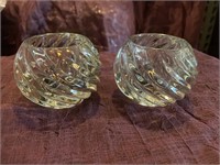 Partylite Spiral votive candle holders