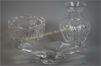 BACCARAT, WATERFORD & CHRISTOFLE CRYSTAL PIECES