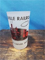 Edaville Railroad Massachusetts collector glass