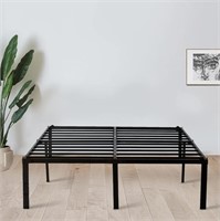 Veezyo Metal Bed Frame King - Black Metal