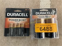 4ct Duracell D Batteries, 4ct AA Batteries