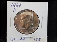 1964D Kennedy Half Dollar