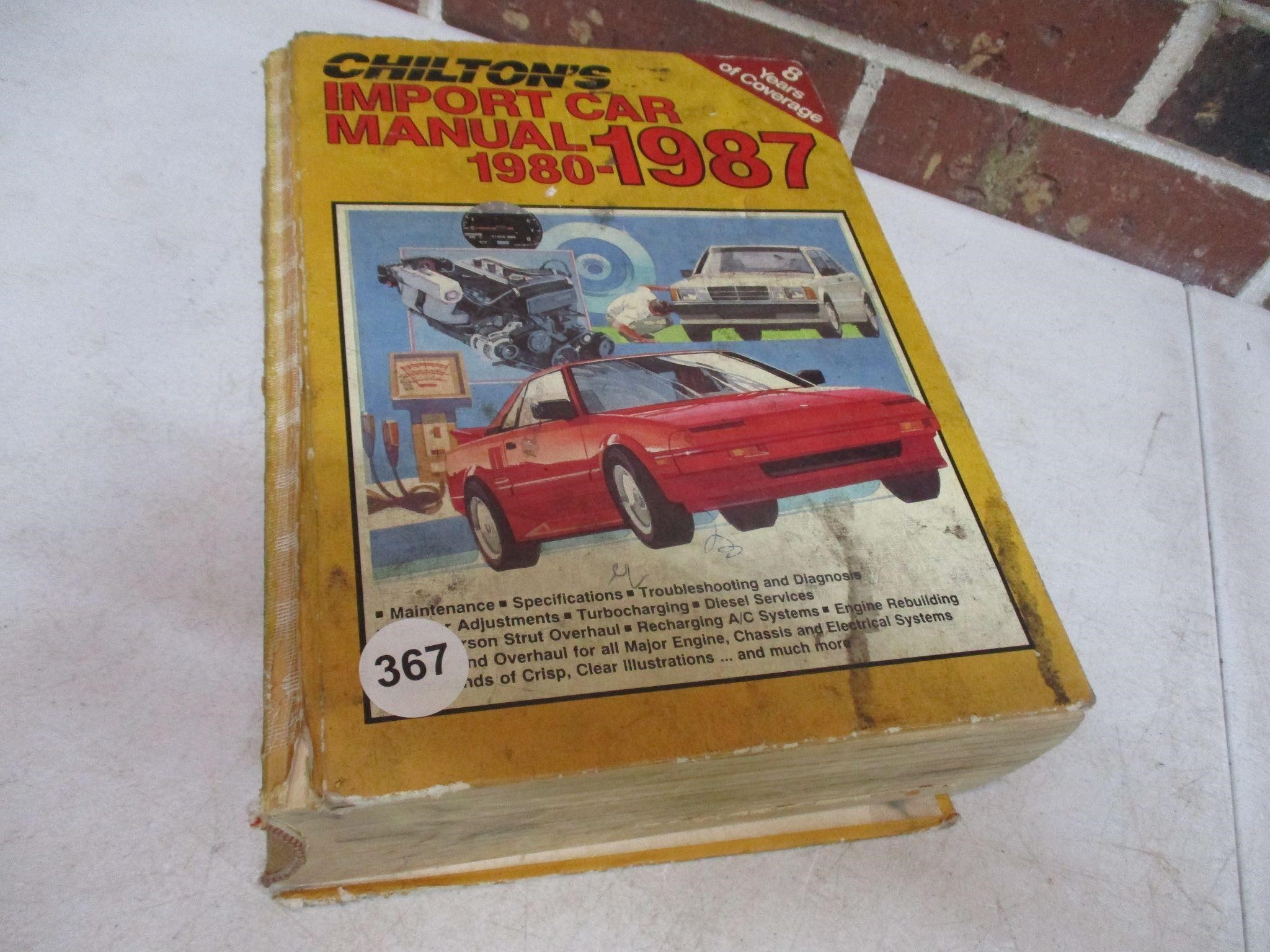 Chilton's Auto Repair Manual 1980-1987