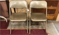 2 Metal Chairs