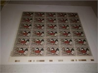 Duck stamps number uncut sheet 1982 Ruddy