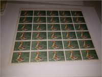 Duck stamps number uncut sheet 1987
