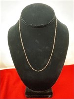 17.5in Sterling silver Necklace 1.86 Grams