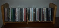 CD Rack w/ Various CDs