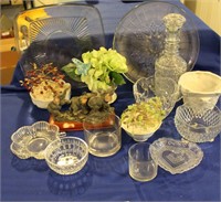 Large Lot of Glassware & Home Decor