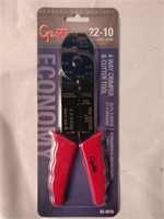 New Grote 4 Way Crimper & Cutter Tool - 22-10