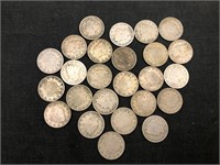 (25) Liberty Head "V" Nickels