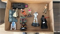 Star Wars figures and 1 Indiana jones figure