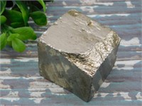 ILLUSTRIOUS SPANISH PYRITE CUBE ROCK STONE LAPIDAR