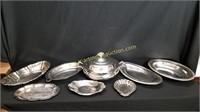 Silver Plated Lot 2 - Serving Dish w Lid