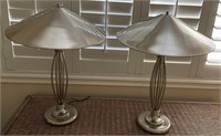 B - PAIR OF MID CENTURY TABLE LAMPS (N3)