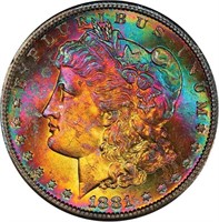 $1 1881-S PCGS MS66+ CAC NORTHERN LIGHTS