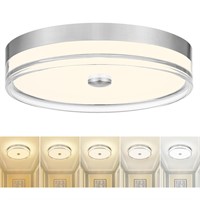 zeyu LED Flush Mount Ceiling Light Fixture, 16 Inc