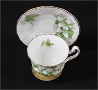 Royal Adderley Trillium Tea Cup & Saucer