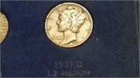 1931 D Mercury Dime From A Set