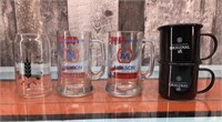 Advertising glassware & metal cups