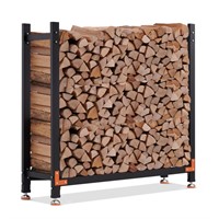 EFURDEN 4ft Firewood Rack Outdoor, Heavy Duty Wood