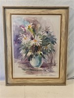 Laura McCreary Signed Still Life Watercolor