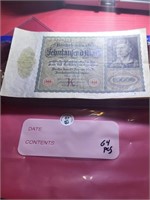 64 Pcs 1922 10000 Mark German Banknote
