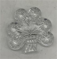 Waterford Crystal Shamrock Paperweight