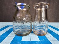 Vintage mini milk/cream bottles Borden & Spencer