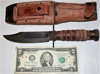 Camillus Vietnam Era Pilot Survival Knife w Sheath