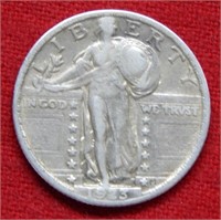 1923 Standing Liberty Silver Quarter