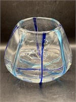 6 1/2” Blown Art Glass Vase
