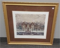 Susan Amidon framed signed & numbered 305/