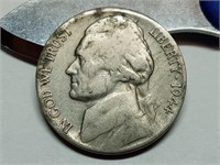 OF) 1944 S silver war nickel