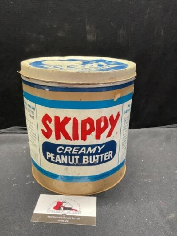 Skippy Peanut Butter Tin