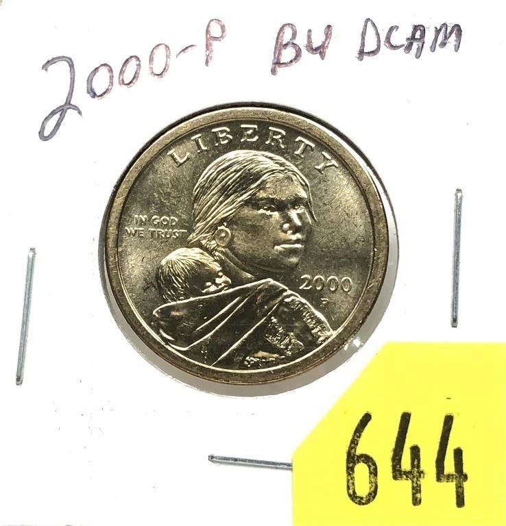 2000 Unc. Sacagawea dollar