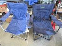 2 folding Lawn chairs