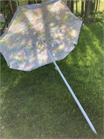 Patio/porch beach umbrella fabric 2-pc