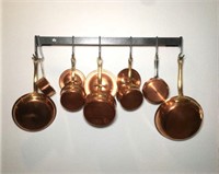 Williams Sonoma Copper Clad Pots