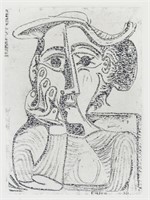 Pablo Picasso Spanish Modernist Signed Litho "F/A"