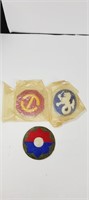 VTG WWII Army Patches Hawaii, Philippines 213 &