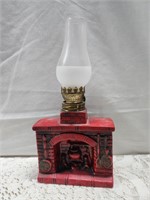 Vintage Fireplace Mini Oil Lamp